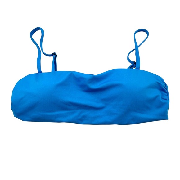 Andie Swim The Newport Scoop Neck Med Support Top Blue Size Med NWT - Picture 5 of 9